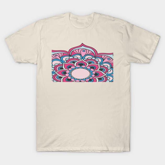 pop art mandala pastel T-Shirt by iambolders